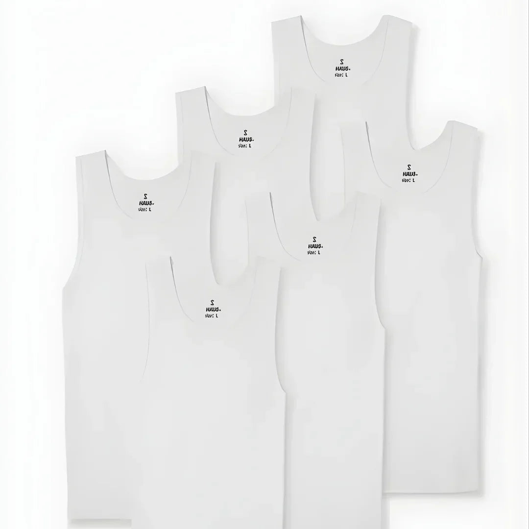 Premium Ultra-Soft Cotton Fitted Tank Top 3-Pack Bundle
